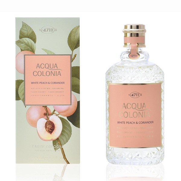 4711 acqua colonia eau de cologne white peach & coriander 170ml vaporizador